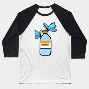 Butterflies and Insulin Baseball T-Shirt